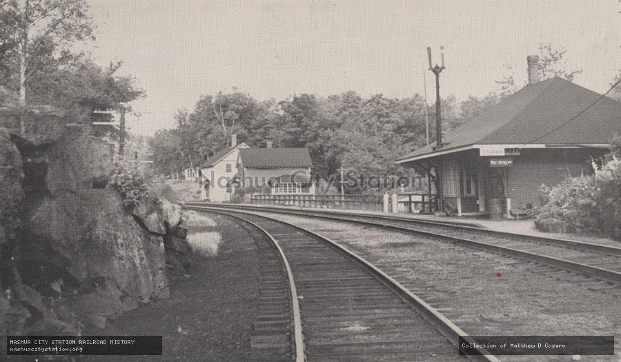 Postcard: Onawa Station Maine